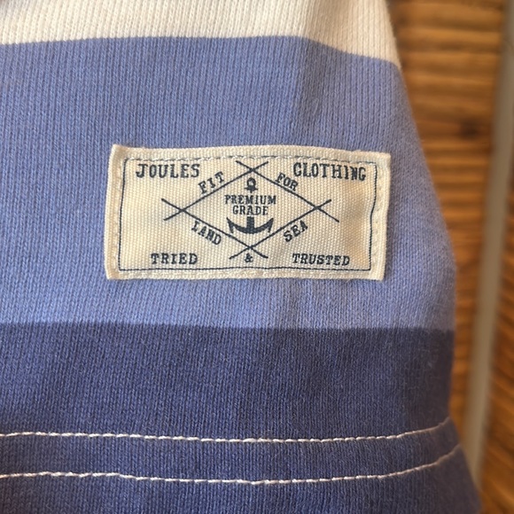 Joules Riviera Dress - Blue Multistripe - Size 2 - Picture 5 of 9